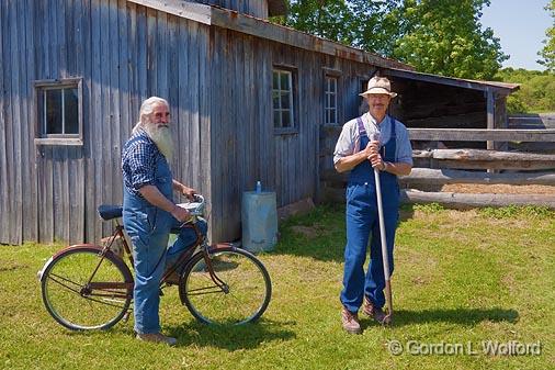Two Fine Fellows_00278.jpg - Cumberland Heritage VillagePhotographed near Cumberland, Ontario, Canada.